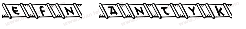 EFN Antyk Regular字体转换